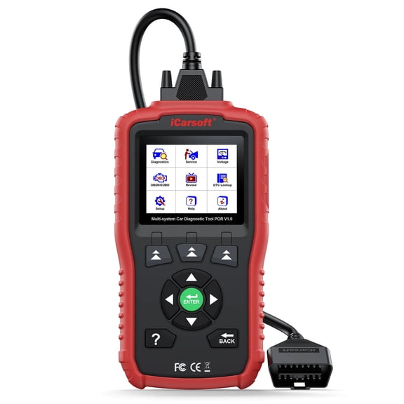 ICARSOFT POR V1.0 for Porsche/Cayenne+OBD+Oil Reset, Red (POR-V1.0-RED)