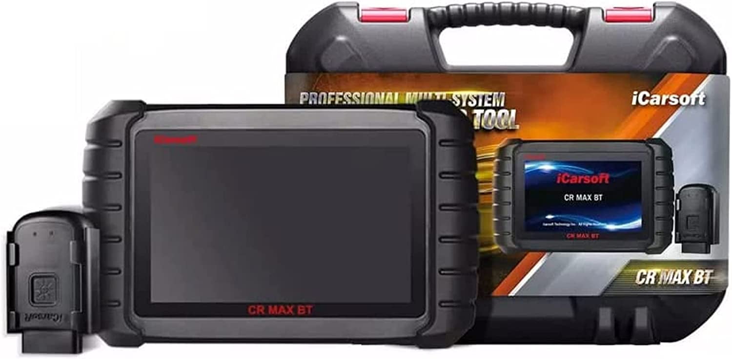iCarsoft CR Max BT Wireless Scan Tool, OBD2 Diagnostic Touchscreen Scanner, 4-in-1 Live Graphing