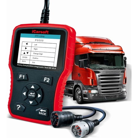 iCarsoft HD V3.0 Heavy Duty Diesel Truck Diagnostic Scanner Tool Code Reader Freightliner Cummins