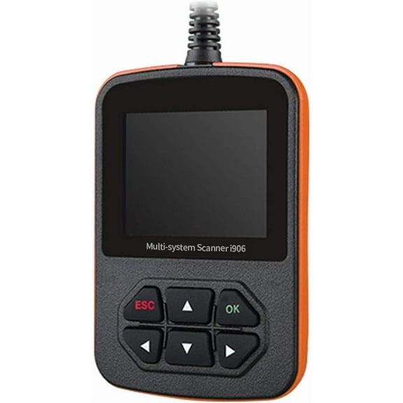 iCarsoft i906 OBD2 Diagnostic Scanner for Volvo & Saab  Full System Code Reader & Reset Tool for Engine, ABS, SRS  Easy Plug & Play, Live Data, Clear Faults