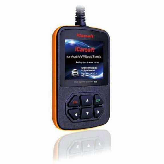 iCarsoft i908 Multi System Scanner for Audi, VolksWagen, Seat & Skoda