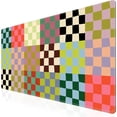 thumbnail image 1 of iCasso Checkered Desk Mat, Desk Matt for Desktop, Cute Desk Pad Mat, XXL Large Mouse Pad for Desk, Anti-Slip Big Mousepad with Stitched Edges, Keyboard Pad Mouse Mat for Computer (Retro Checkered), 1 of 6