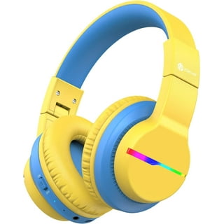 iClever Magic Switch Headphones for Kids Teens Bluetooth, Premium Sound,  45Hour Playtime, Safe Volume Mode, Built-in Mic Light Up Kids Bluetooth