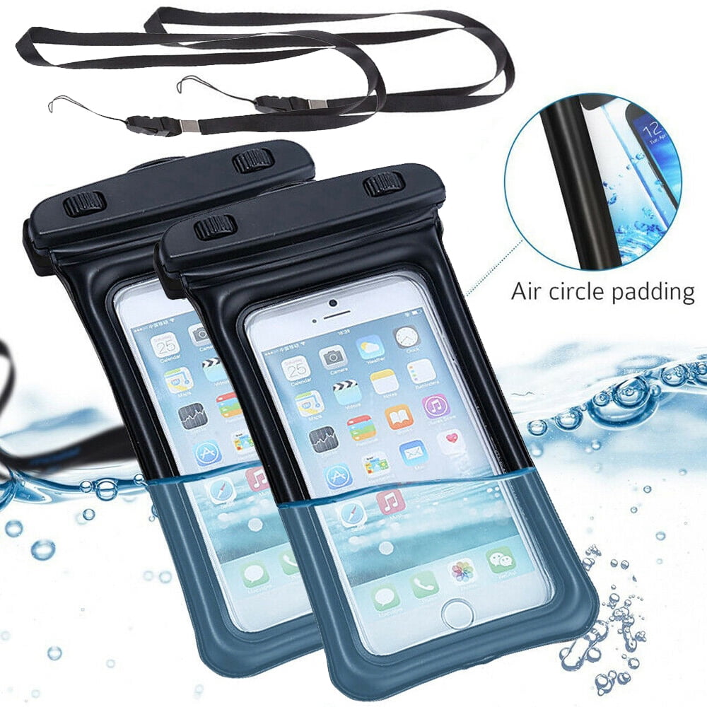 iClover 2 Pack Universal Waterproof Phone Pouch, Floatable IPX8