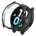 thumbnail image 1 of iClover for Samsung Galaxy Watch 5 [40mm] Shield Case, Black Hard Protective Snap-on Cover, Shock Adsorption Drop Protection Full Cover Screen Protector Case, Black, 1 of 8