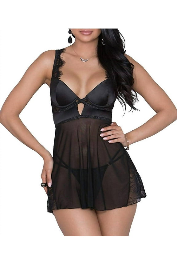 Padded Cup Babydoll Set