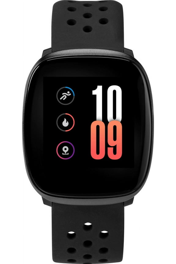 iConnect by Timex Premium Active Smartwatch with Touchscreen & Heart Rate 36mm  Black with Black Silicone Strap