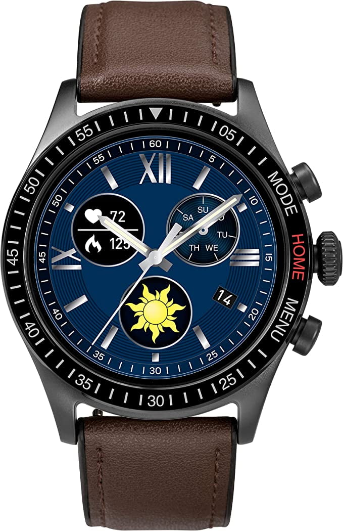 iConnect by Timex Pro Leather Strap Smartwatch Walmart