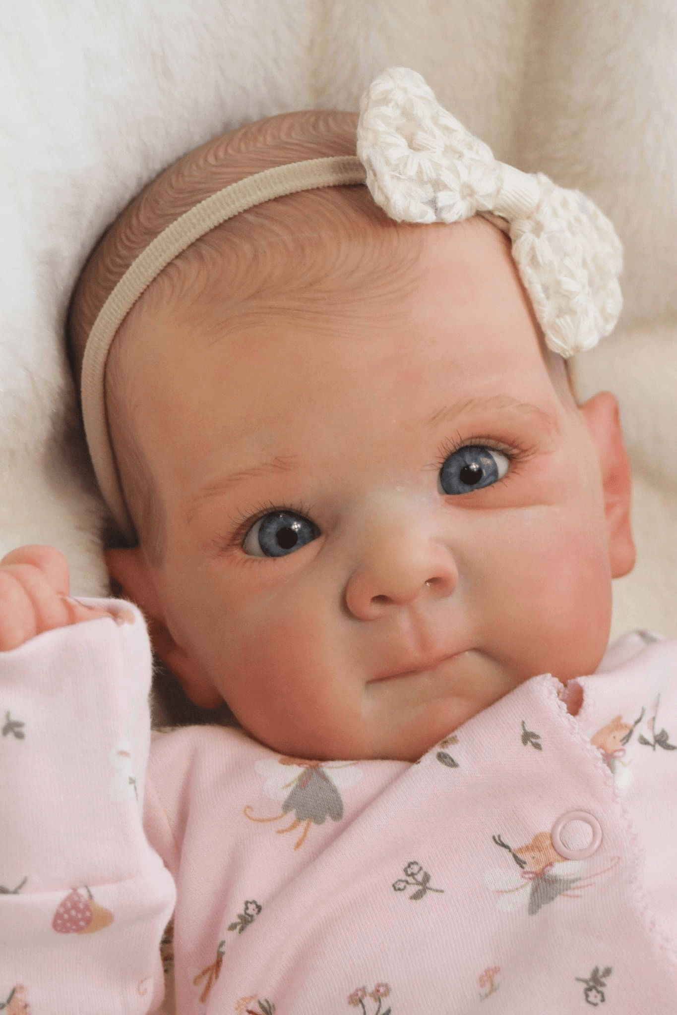 iCradle 18 Inch 45cm Lifelike Reborn Baby Dolls Girl Soft Full Body Vinyl Realistic Newborn Babies Girl That Look Real Babies Reborn Doll Hand Painted Hair Handmade Birthday Gift for Kids Age 3+