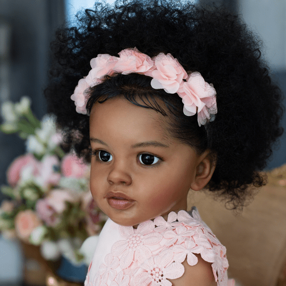 iCradle Reborn Baby Dolls 26inch 66CM Real Looking Reborn Toddler Doll Soft Cloth Body Newborn Baby Doll Soft Vinyl Handrooted Hair Babies Gifts for Kids Age 3+