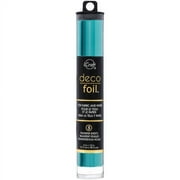 iCraft Deco Foil Transfer Sheets 6X12 5/Pkg-Turquoise satin
