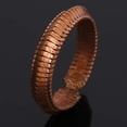 thumbnail image 1 of iCraftJewel Pure Copper Thumb Ring Bio Healing Pain Reliever Adjustable Brown Ring Gift Item, 1 of 3