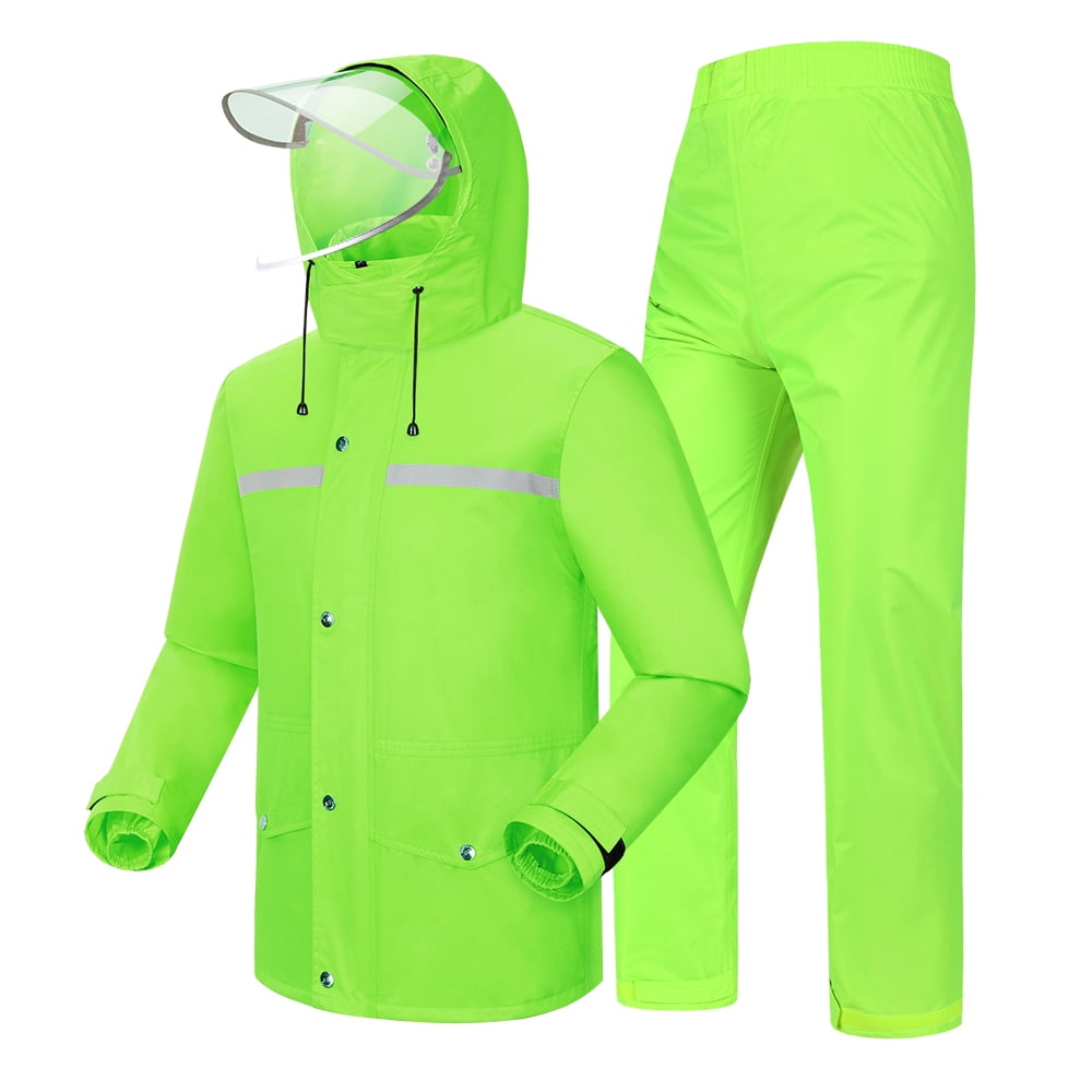 iCreek Rain Suit Jacket & Trouser Suit Raincoat for Men & Women Outdoor ...