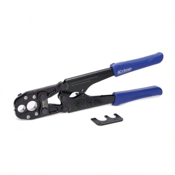 iCrimp Pex Pipe Crimping Tool Plumbing Tool with Convertible 1/2 and 3/4 Jaws for Copper Ring Meets ASTM 1807 Standard IWS-1234N