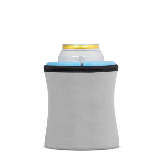 iCube Wrapsulator Grey. SelfChilling Can Cooler. Gets Colder With Every Sip. Rapid Beverage Cooling Sleeve for Golf Beach Outdoor. Fits regular 12oz. & 16oz. cans and bottles.