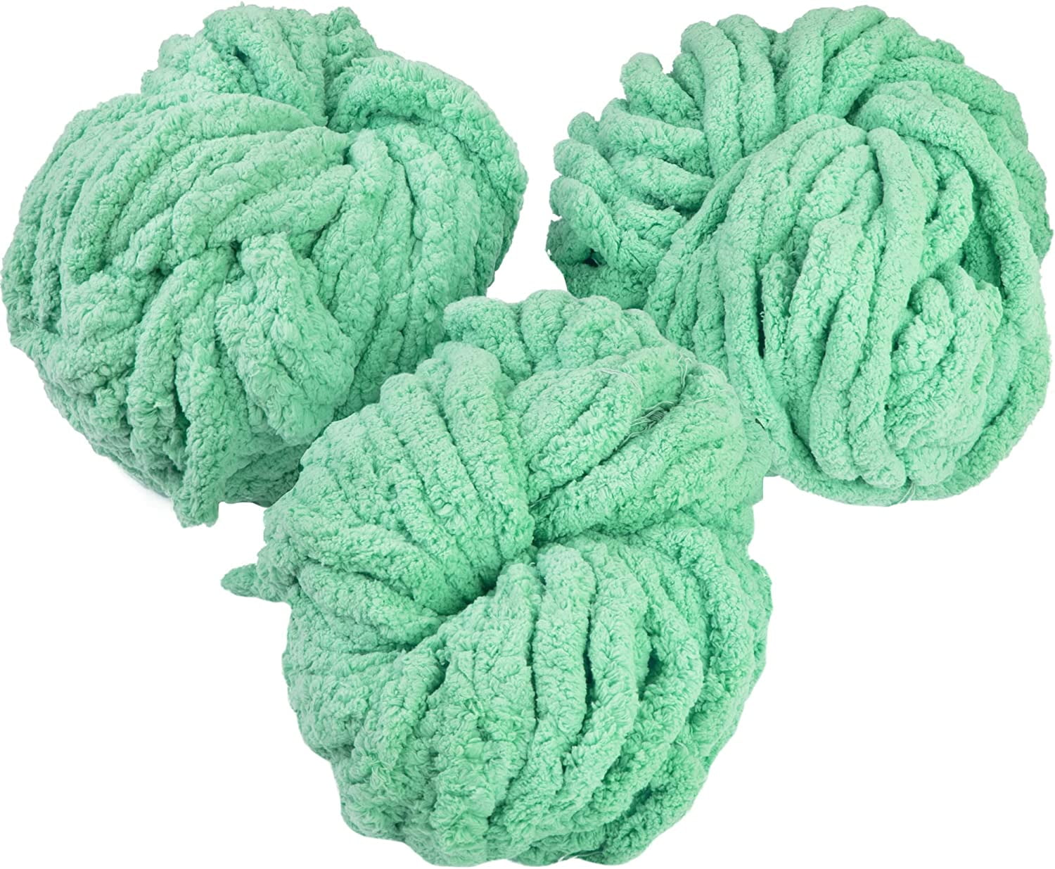 iDIY Chunky Vegan Wool Yarn 3 Pack (37 Yards Each Skein) - Dark Grey -  Fluffy Yarn Perfect for Soft Throw and Baby Blankets, Arm Knitting,  Crocheting