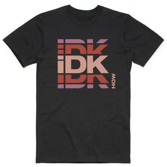 iDKHow Unisex T-Shirt Branded Logo (Large)