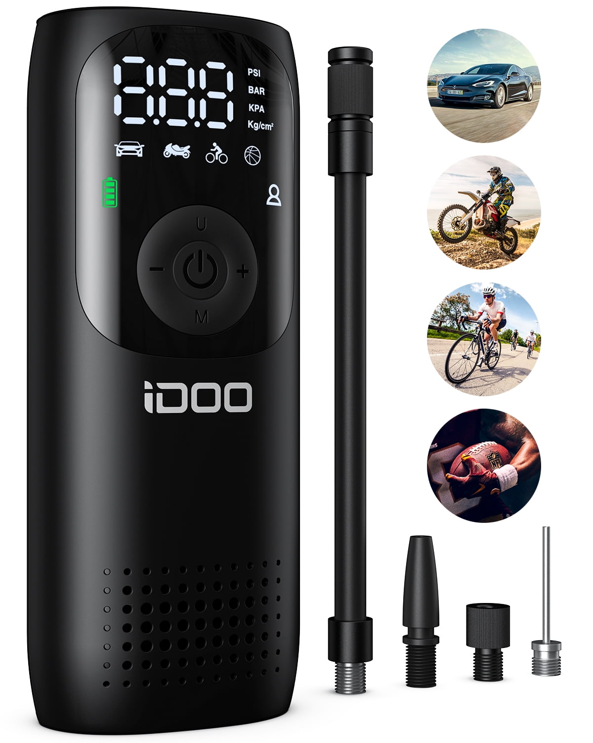 4000mAh Portable Car Air Compressor Tire Inflator 150PSI Electric  Wireless/Wired Car Air Pump for Motorcycle Bicycle Car Tyre
