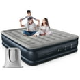 thumbnail image 1 of iDOO 18" King Size Air Mattress, Inflatable Airbed with Built-in Pump, 700lb Max, 1 of 11