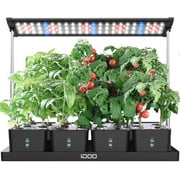 iDOO 20 Pods Hydroponics Growing System, Indoor Herb Garden Planter, Germination Starter Kit