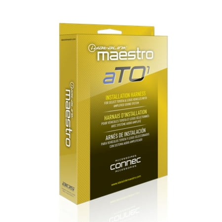 Maestro - Amplifier Replacement T-Harness for Select Toyota and Lexus Vehicles - Black