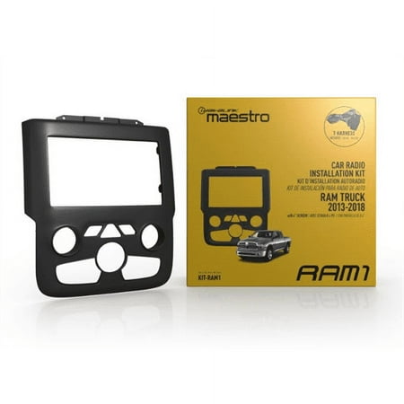 Maestro - Dash Kit for Select Ram Vehicles - Black