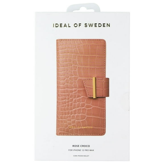 iDeal of Sweden Cora Phone Wallet for iPhone 12 Pro Max - Rose Croco