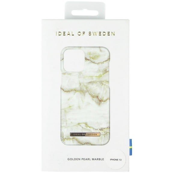 iDeal of Sweden Hard Case for iPhone 13 - Golden Pearl Marble