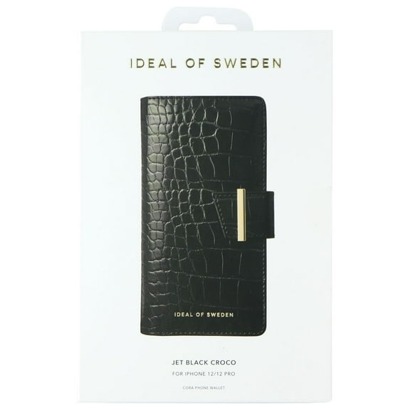 iDeal of Sweden Phone Wallet Case for iPhone 12 and 12 Pro - Black