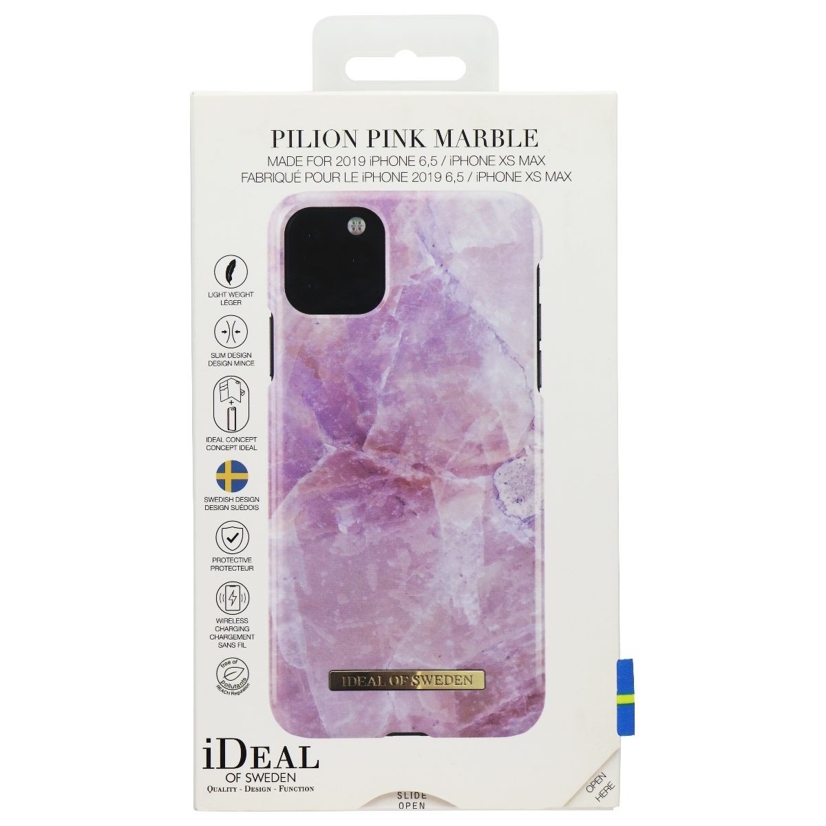 IDeal Of Sweden Cover Fashion Per IPhone 11 Pro - Pink Marble, Leggera, 735158