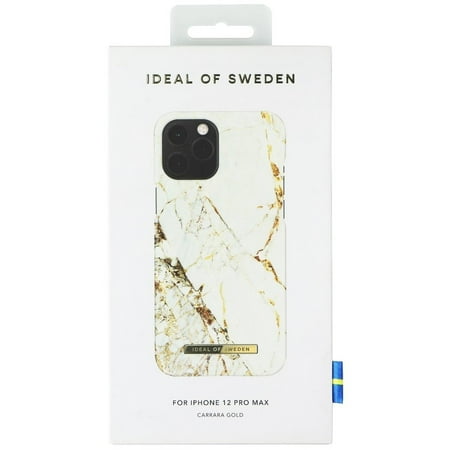 iDeal of Sweden - Fashion Case Apple iPhone 12 Pro Max - White and Gold