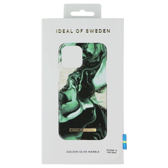 iDeal of Sweden Printed Case for iPhone 13 Pro Max - Golden Olive Marble
