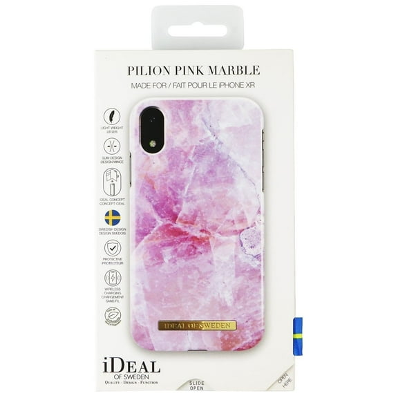iDeal of Sweden Printed Case for iPhone XR - Pilion Pink Marble
