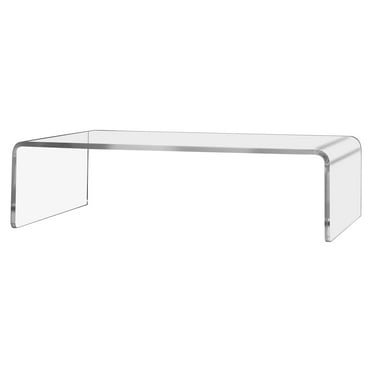 iDecoMart Clear Acrylic Laptop Stand, Monitor Riser for Home Office