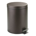 thumbnail image 1 of iDesign, 1.3 Gallon Step Trash Can, Bronze, 1 of 8