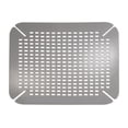 thumbnail image 1 of iDesign 14 in. W X 16 in. L Black PVC Sink Mat, 1 of 7