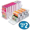thumbnail image 1 of iDesign, 2-Pack Plastic Kitchen and Home Organizer Bins, 1 of 7