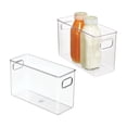 thumbnail image 1 of iDesign Set of 2 Pantry Storage Bins with Handles - Clear, 1 of 5