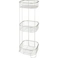 thumbnail image 1 of iDesign 3-Tier Free-Standing Steel Shower Caddy, Silver, Forma Collection, 1 of 7