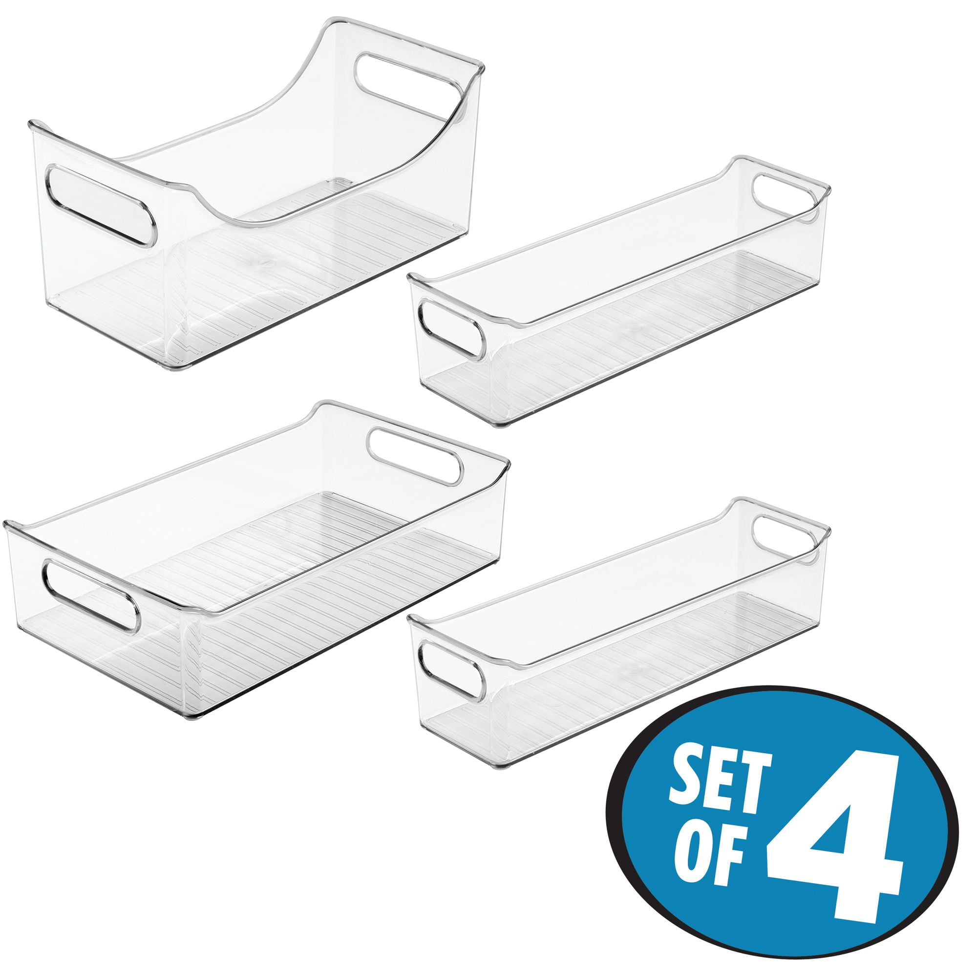 iDesign 4 Piece Refrigerator Storage Set