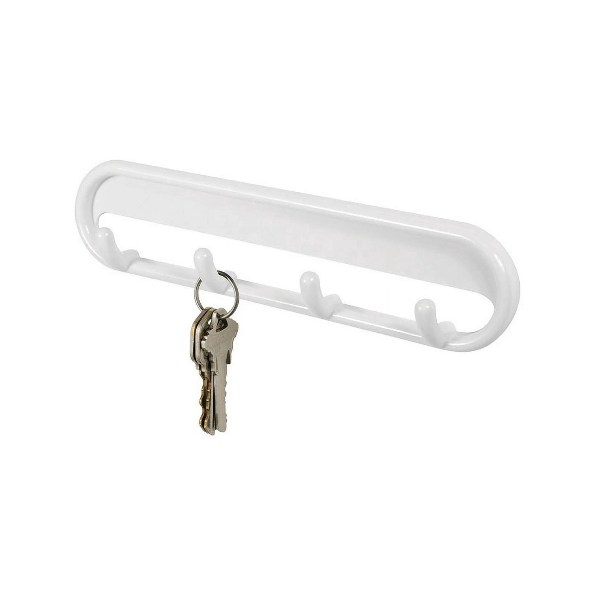 InterDesign Multi Hook Rack, White - Walmart.com