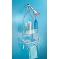 thumbnail image 1 of iDesign, Bathroom Shower Caddy for Shampoo, Conditioner, Soap - Stainless Steel/Clear, 1 of 5