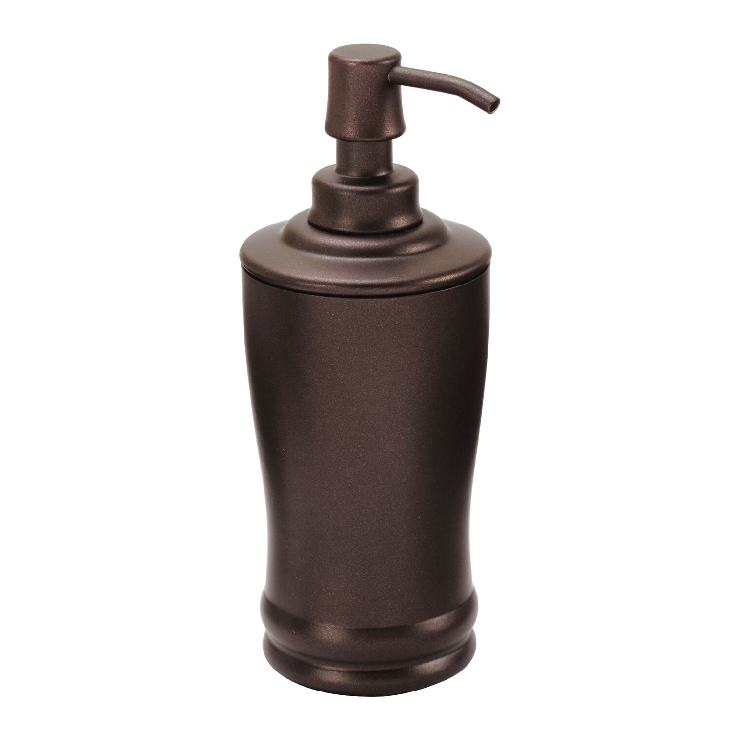 Bronze 8-Inch Tall Metal Liquid Soap Dispenser Pump