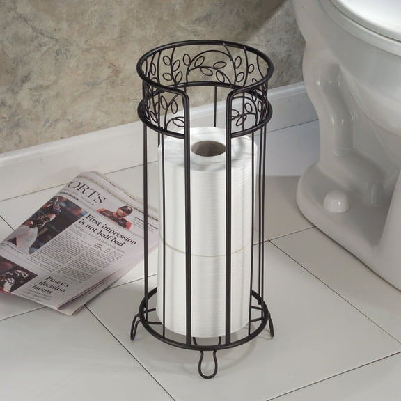 iDesign Bronze Toilet Paper Storage Containers