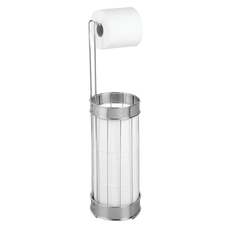 iDesign Bruschia Stainless Steel Free-Standing Toilet Paper