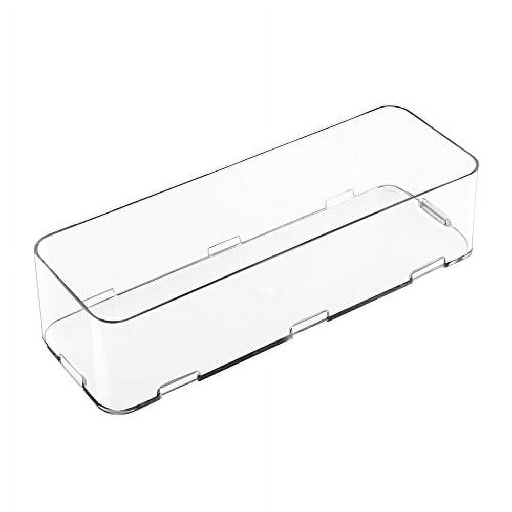 iDesign Clarity Bathroom Interlocking Drawer Organizer for Cosmetics