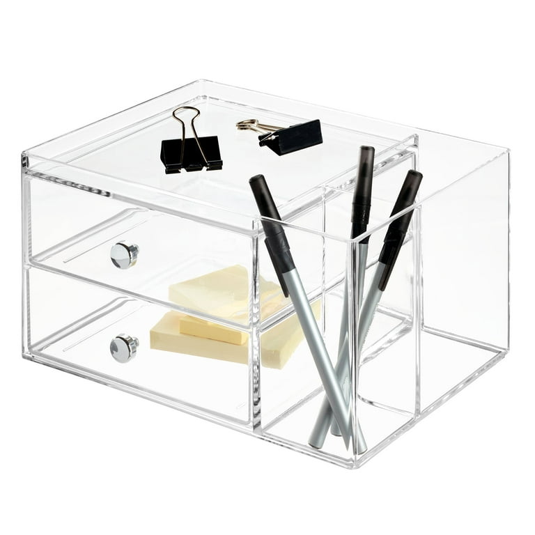 https://i5.walmartimages.com/seo/iDesign-Clarity-Cosmetic-Organizer-for-Vanity-Cabinet-to-Hold-Makeup-Beauty-Products-2-Drawer-with-Side-Caddy-Clear_aeba44c8-d86a-41ab-a6eb-6d3a9f318a1d.40e160b5100920e916da1fbeb7cd20db.jpeg?odnHeight=768&odnWidth=768&odnBg=FFFFFF