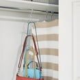 thumbnail image 1 of iDesign Classico Hanging Closet Organizer, 6 Hooks, Steel, Chrome, 1 of 6