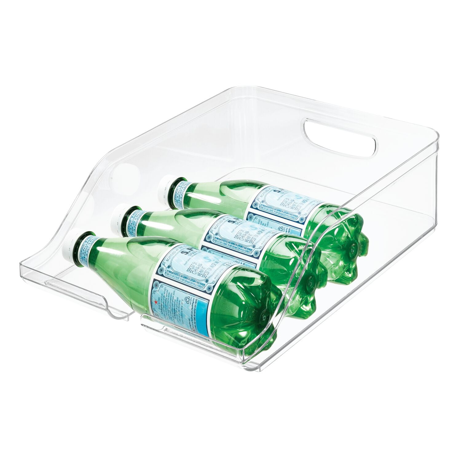iDesign Clear BPA-Free Plastic Crisp Beverage Holder
