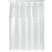 iDesign Clear Hitchcock EVA Shower Curtain, Stall 54" x 78", iDesign